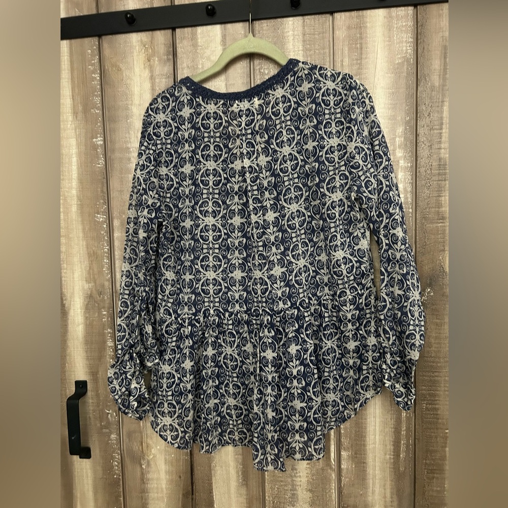 Maeve printed blouse,  size 8 - Picture 9 of 12
